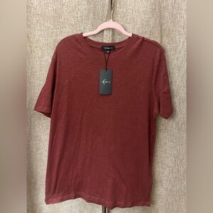 Red Short Sleeve Tees Classic Crew Neck